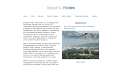 Desktop Screenshot of deborahfrieden.com